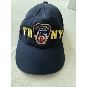 FDNY (Fire Dept City of New York) Blue Baseball‎ Cap. Adjustable. NEW.
